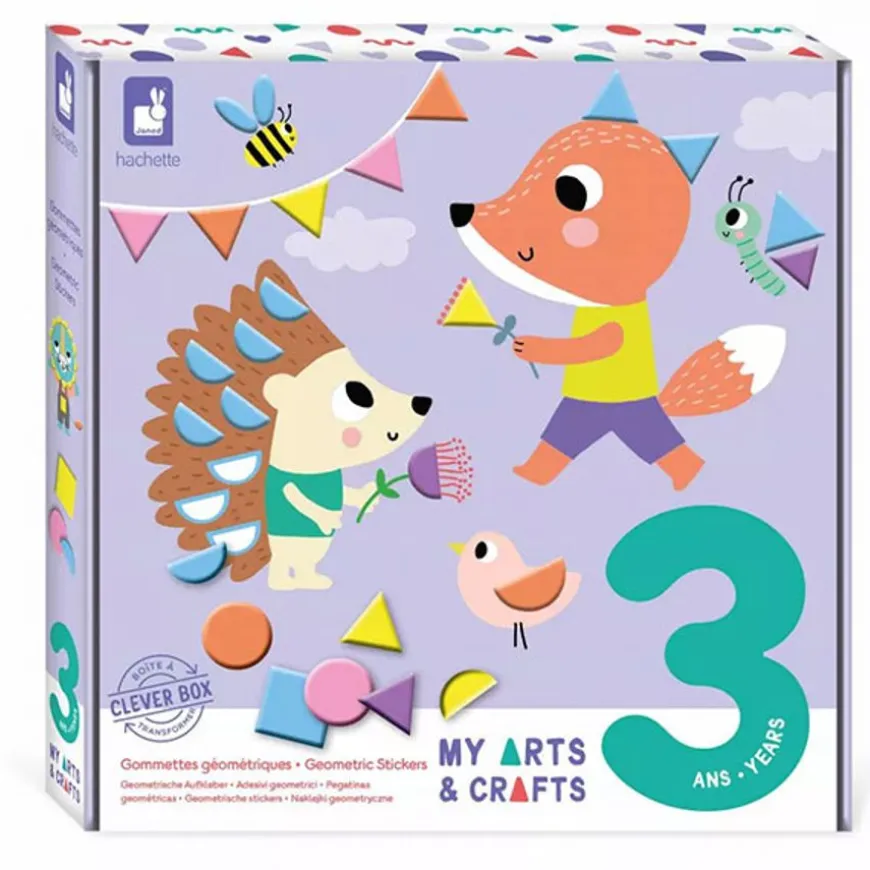 Janod Knutselpakket Geometrische Stickers +3 Jr