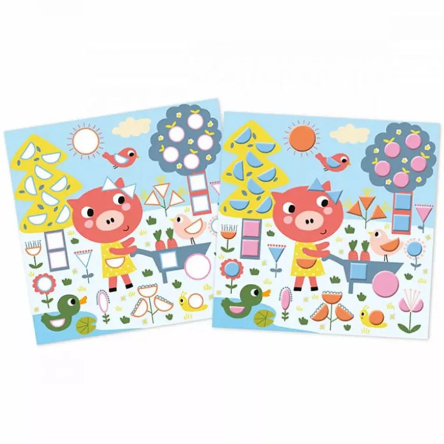 Janod Knutselpakket Geometrische Stickers +3 Jr
