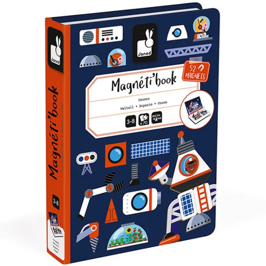 Janod Magneetboek Cosmos 70St 3-8Jr