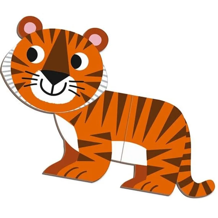 Janod - Magneetboek Dieren - 40St 3-8Jr
