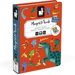 Janod Magneetboek Dinosaurussen 50St 3-8Jr