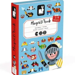 Janod - Magneetboek Jongens Kostuums - 44St 3-8Jr