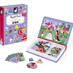 Janod - Magneetboek Prinsessen - 62St 3-8Jr