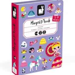 Janod - Magneetboek Prinsessen - 62St 3-8Jr