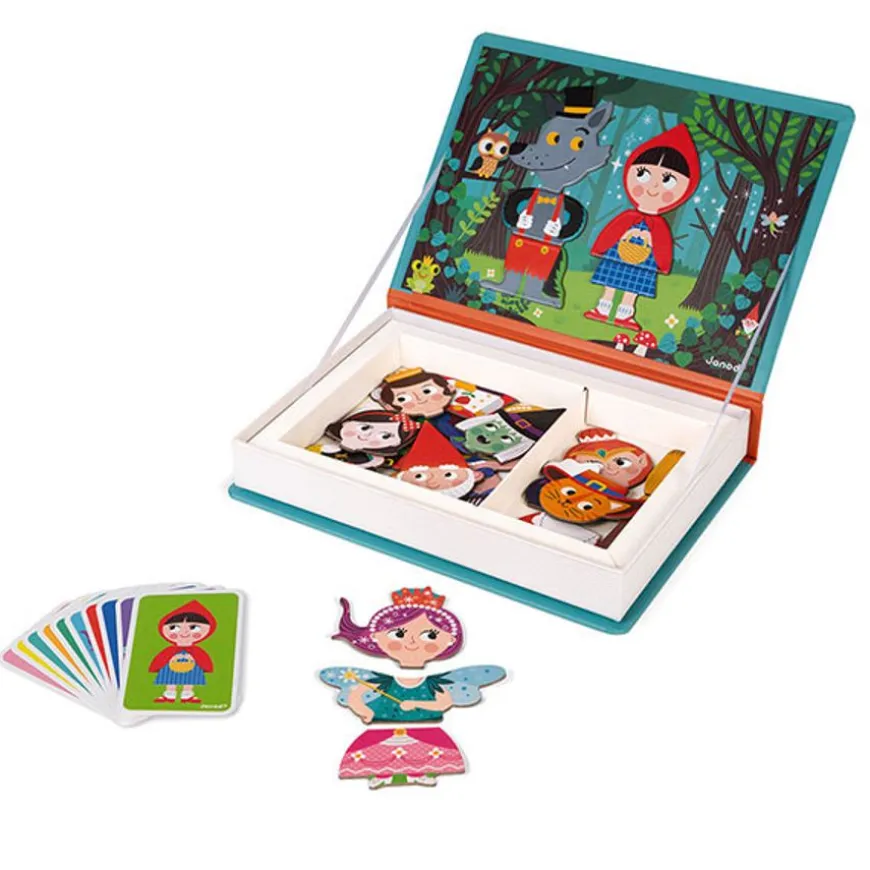 Janod Magneetboek Sprookjes 40St 3-8Jr