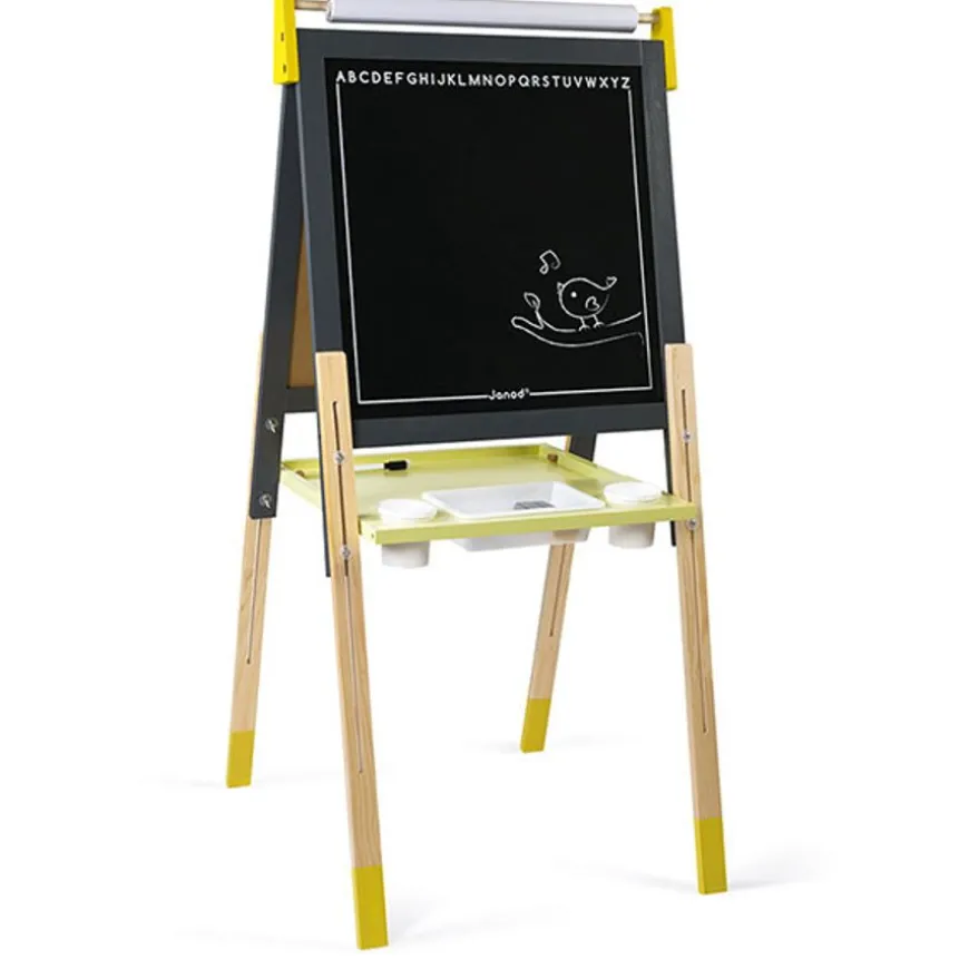 Janod Magneetbord - Krijtbord Grijs En Geel