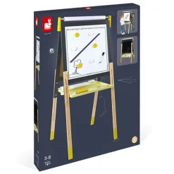 Janod Magneetbord - Krijtbord Grijs En Geel