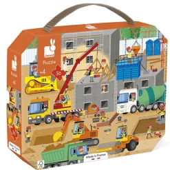 Janod Puzzel Bouwplaats 36 Stukjes