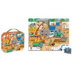 Janod Puzzel Bouwplaats 36 Stukjes