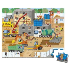 Janod Puzzel Bouwplaats 36 Stukjes