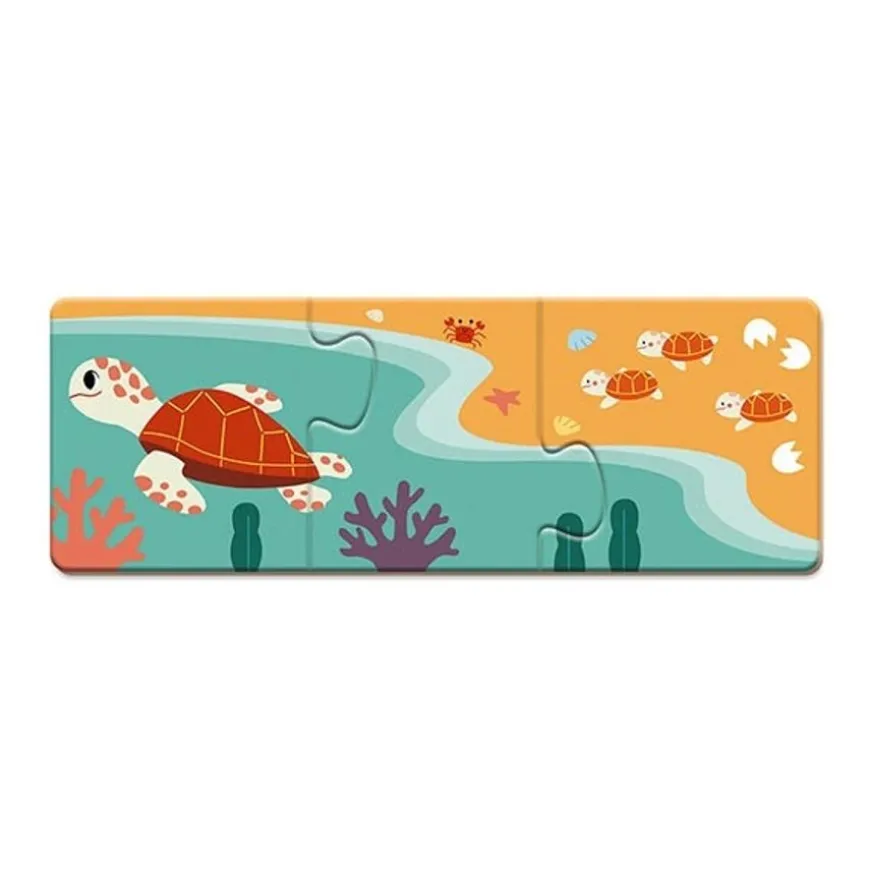 Janod Puzzel Dieren 10X 3 Stukjes Wwf®