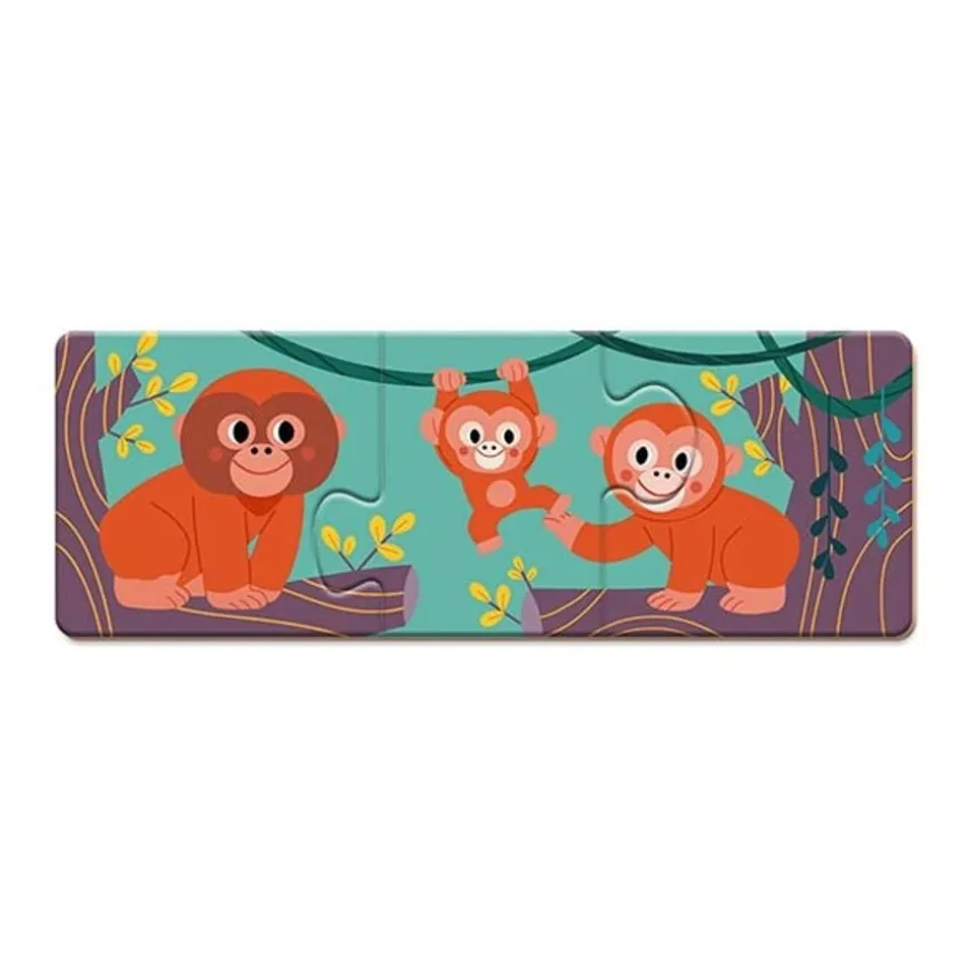 Janod Puzzel Dieren 10X 3 Stukjes Wwf®
