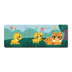 Janod Puzzel Dieren 10X 3 Stukjes Wwf®