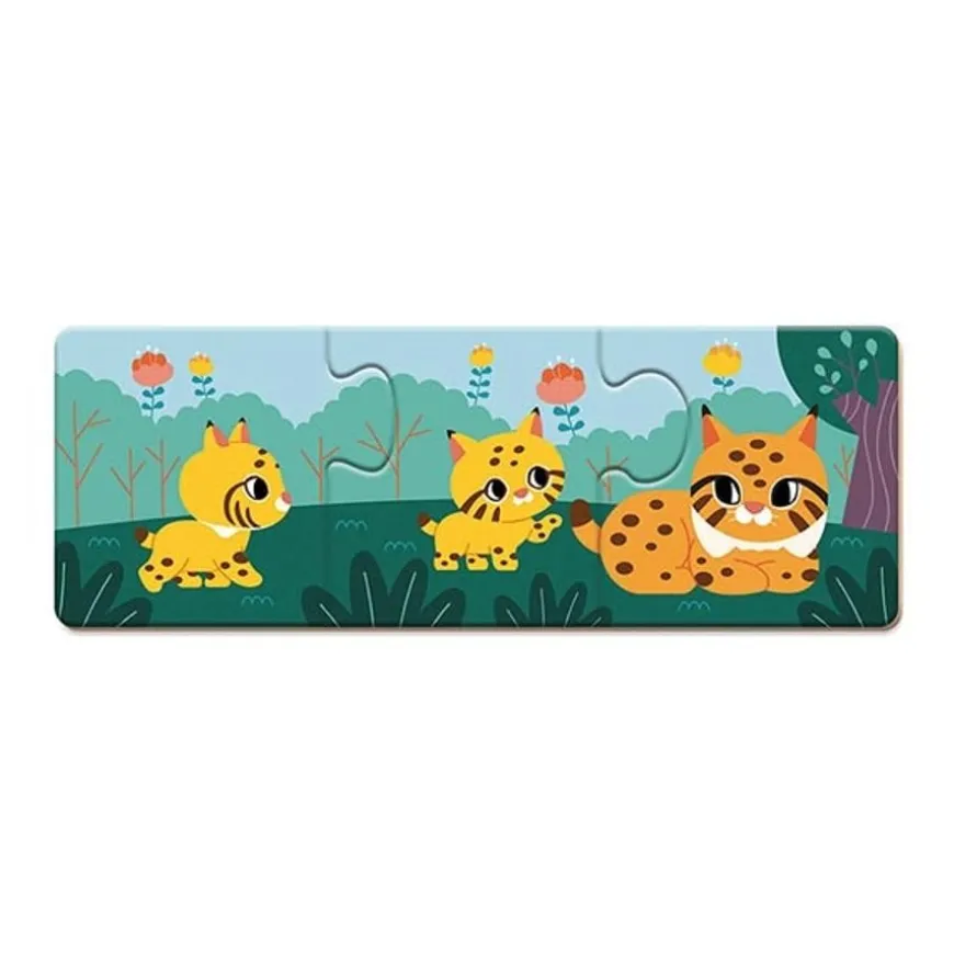 Janod Puzzel Dieren 10X 3 Stukjes Wwf®