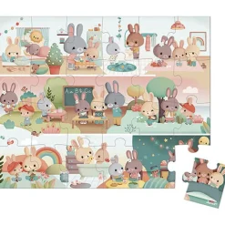 Janod Puzzel Een Dag 24 Stukjes
