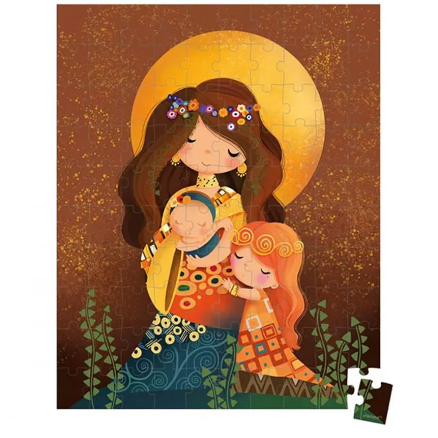 Janod Puzzel Geinspireerd Door Klimt 100 Stukjes
