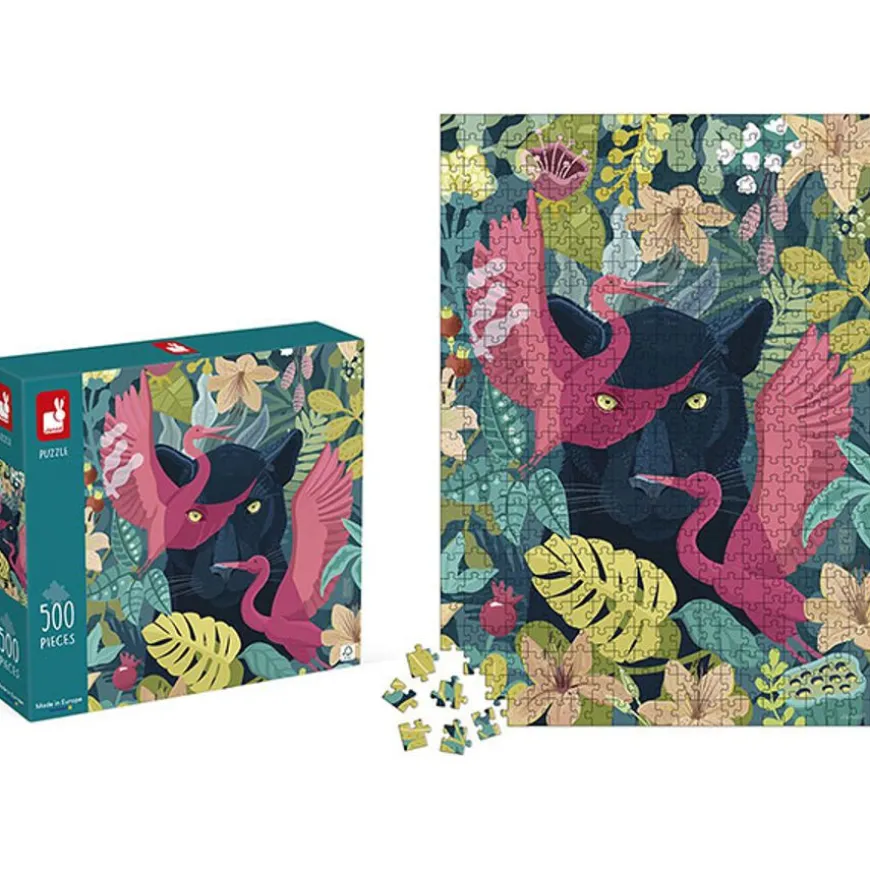 Janod Puzzel Mysterieuze Panter 500 Stukjes