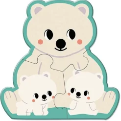 Janod Puzzels Dieren 2-3-4-5-6 Stukjes Wwf®