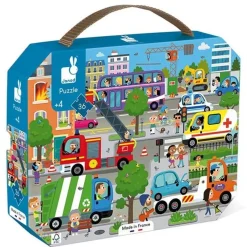 Janod Puzzel Stad 36St +4Jr