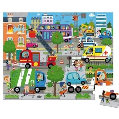 Janod Puzzel Stad 36St +4Jr