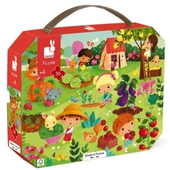 Janod Puzzel Tuin 36St +4Jr