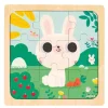 Janod Puzzel Wit Konijn 9 Stukjes