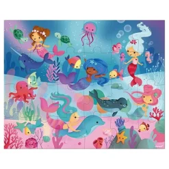 Janod Puzzel Zeemeerminnen 24St +3Jr