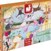 Janod - Voelpuzzel - Een Dag In De Zoo - 20St +3Jr