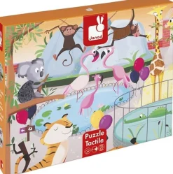 Janod - Voelpuzzel - Een Dag In De Zoo - 20St +3Jr