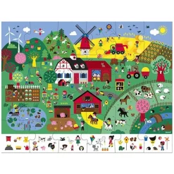 Janod Zoekpuzzel De Boerderij 24St +3Jr