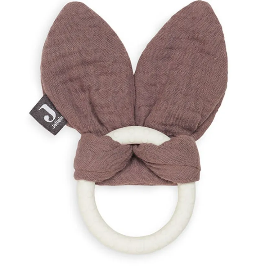 Jollein Bijtring Bunny Ears Chestnut