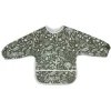 Jollein Slabbetje Met Mouw Waterproof Botanical Leaf Green