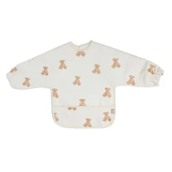 Jollein Slabbetje Met Mouw Waterproof Teddy Bear