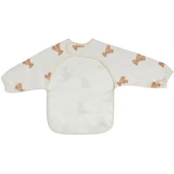 Jollein Slabbetje Met Mouw Waterproof Teddy Bear