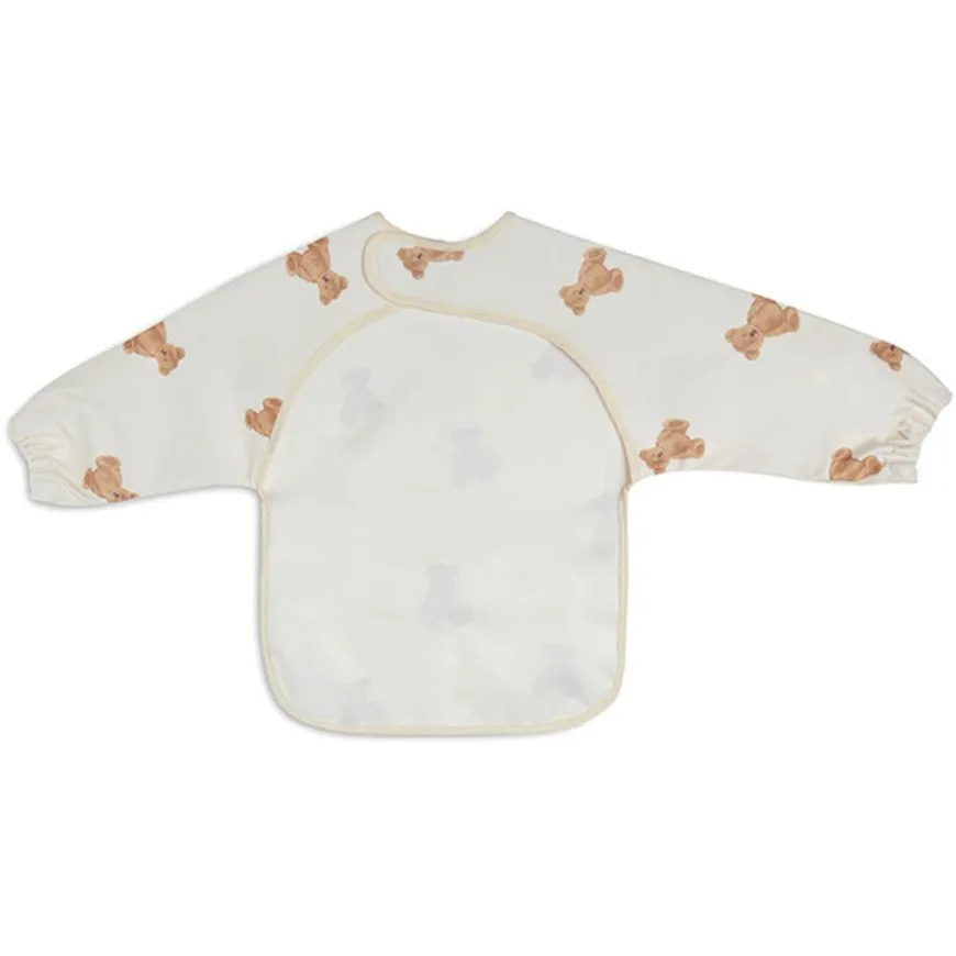 Jollein Slabbetje Met Mouw Waterproof Teddy Bear