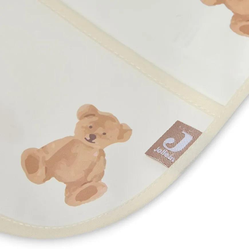 Jollein Slabbetje Met Mouw Waterproof Teddy Bear
