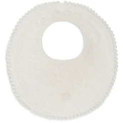 Jollein Slabbetje Rond Embroidery Ivory