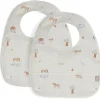 Jollein Slabbetje Waterproof Farm 2 Stuks