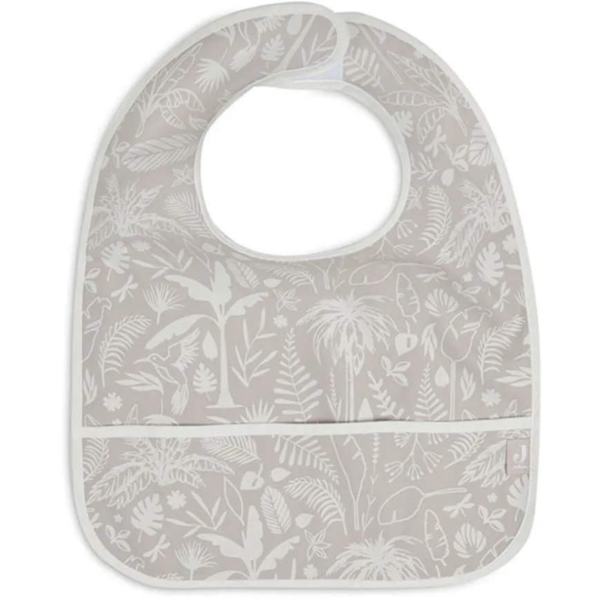 Jollein Slabbetje Waterproof Botanical Nougat 2 Stuks