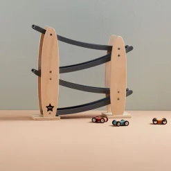 Kids Concept Houten Autobaan Racebaan Grijs +2Jr