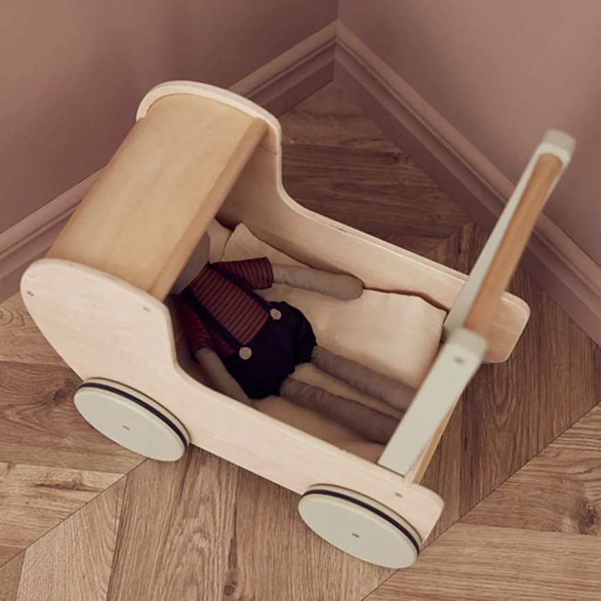 Kids Concept Poppenwagen Natural