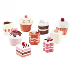 Kids Concept - Speelgoed Taartjes Bistro - 9 Stuks +3Jr