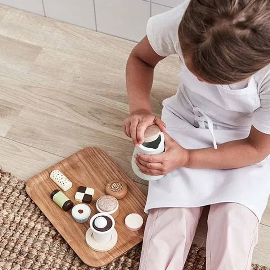 Kids Concept - Speelgoed Taartjes Bistro - 9 Stuks +3Jr