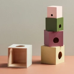 Kids Concept Stapelblokken Hout 5St - Edvin