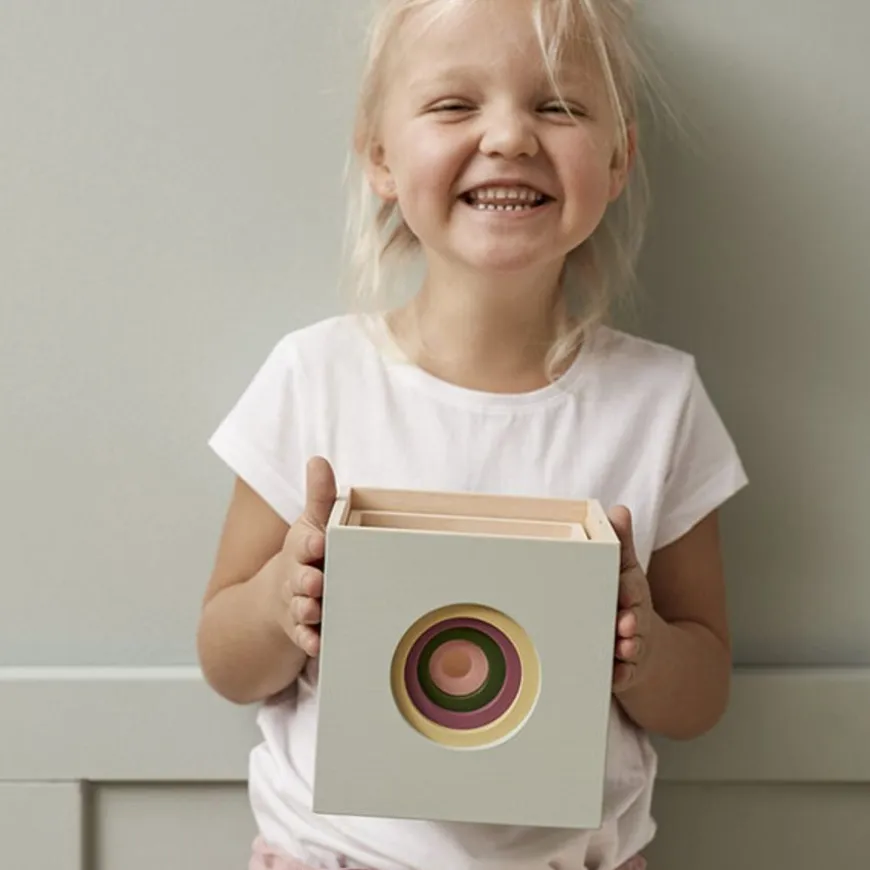 Kids Concept Stapelblokken Hout 5St - Edvin