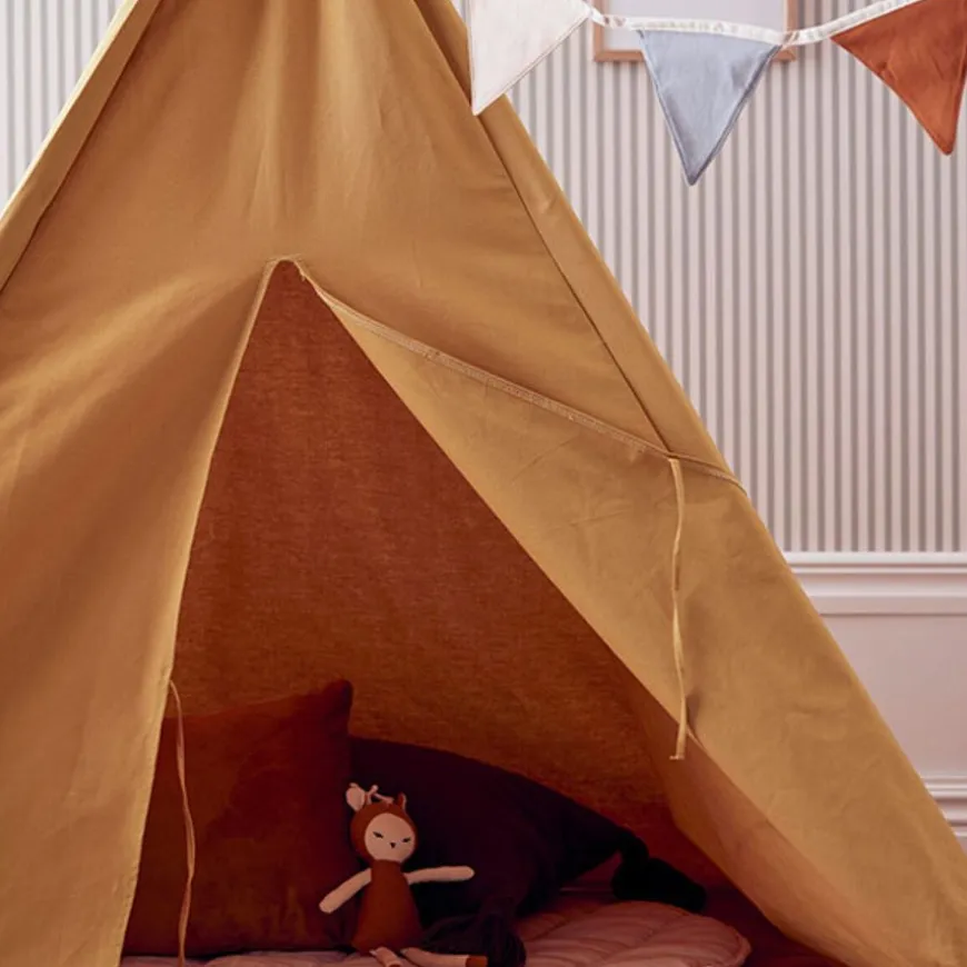 Kids Concept Tipi Tent Geel