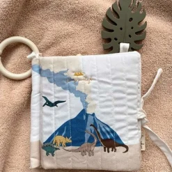 Konges Slojd Stoffen Babyboekje Dino