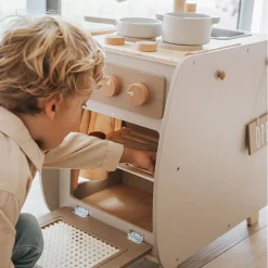 Label Label Houten Bistro Keuken Nougat