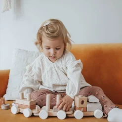 Label Label Stapeltrein Nougat