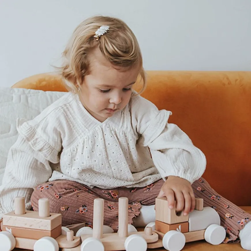 Label Label Stapeltrein Nougat